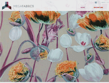 Tablet Screenshot of megafabrics.ca